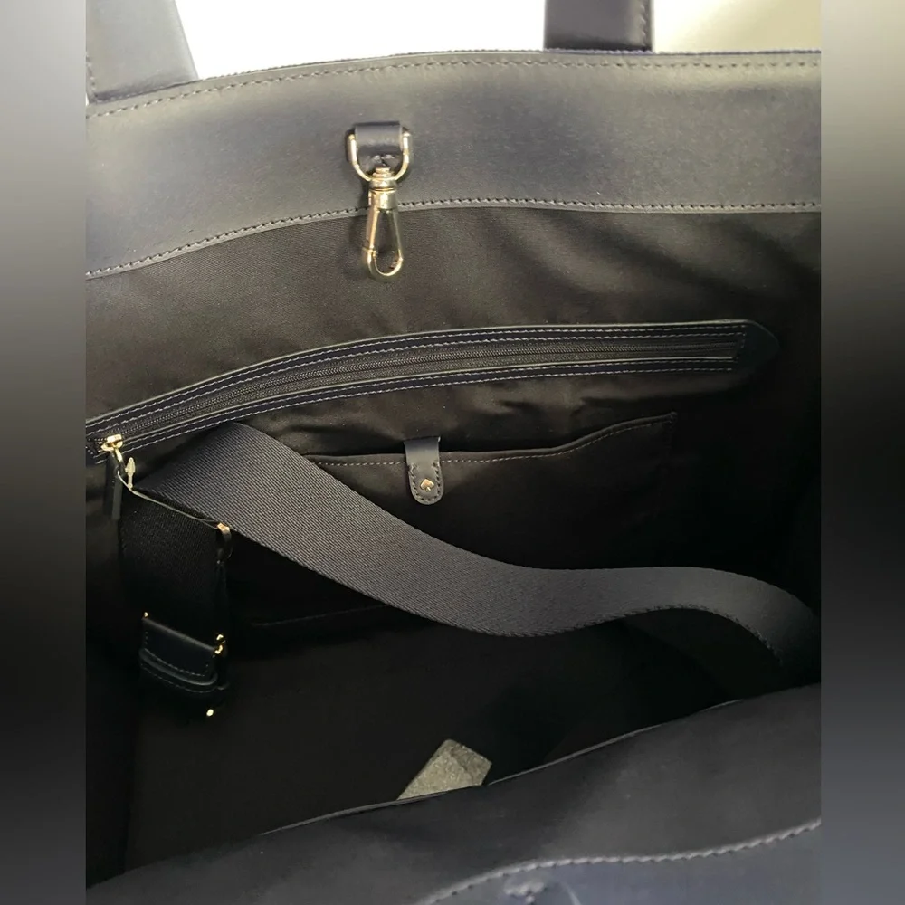 Kate Spade Manhattan large tote bag rabbit embroide pearls rhinestones - Picture 6 of 12